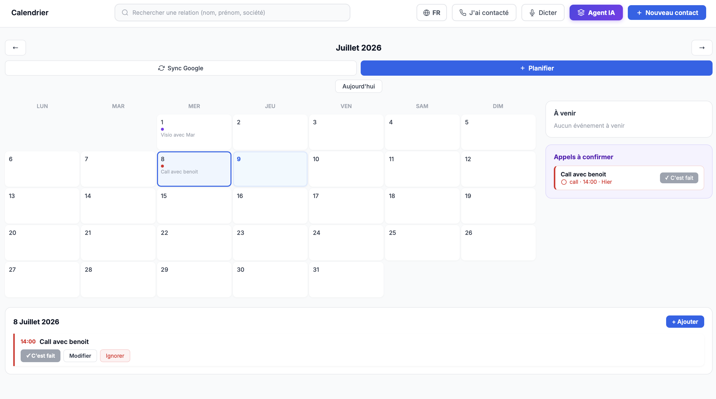 Calendrier